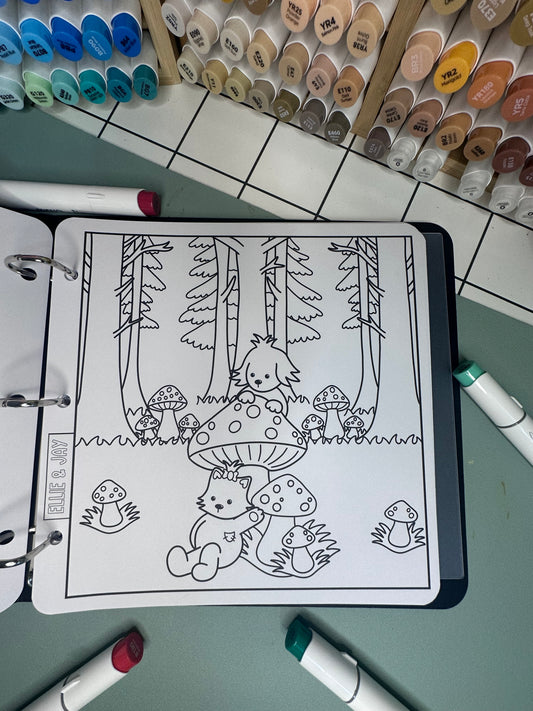 Winter Colouring Pages