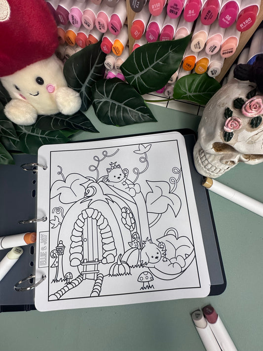 Autumn Colouring Pages