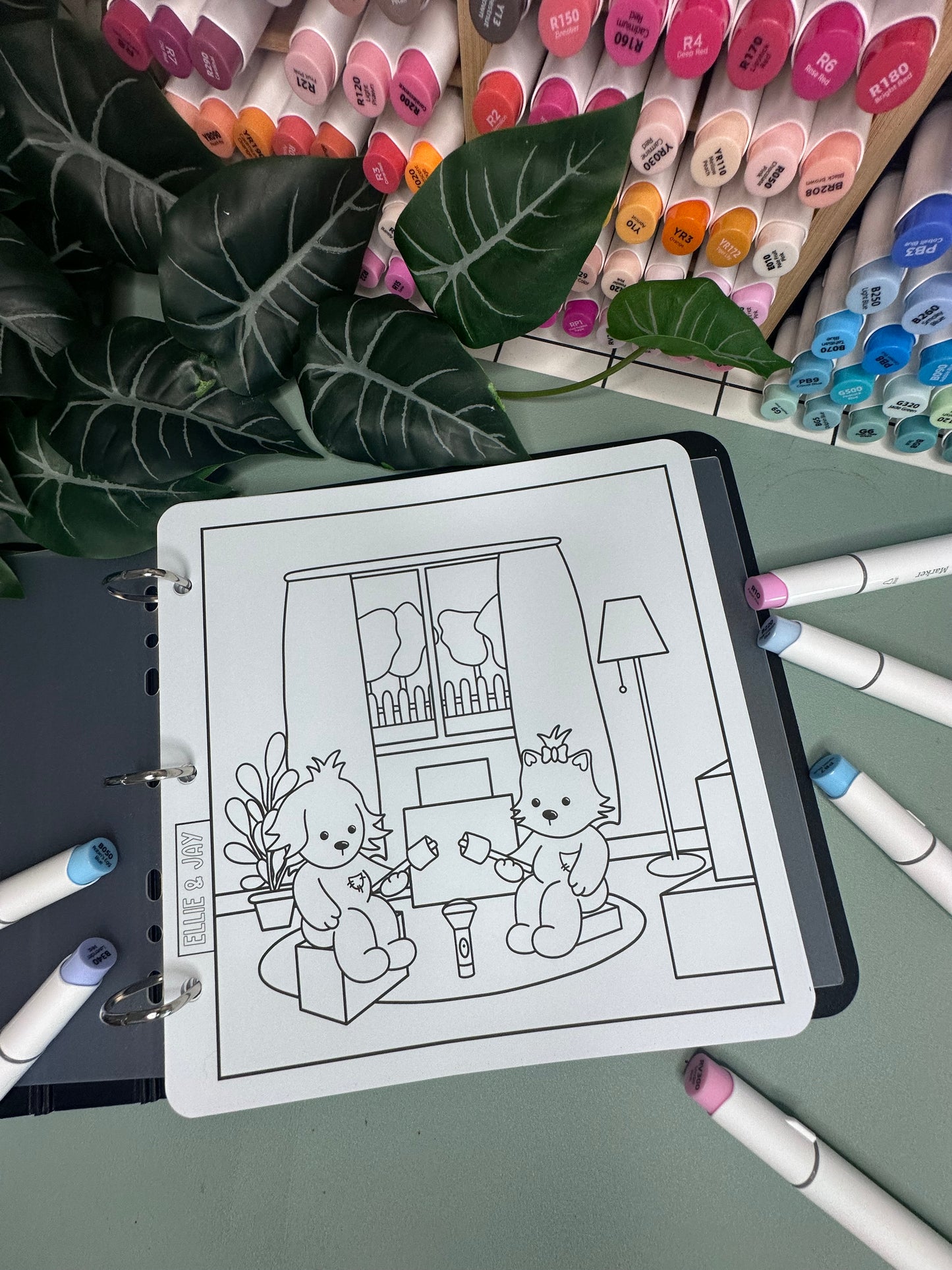House Move Colouring Pages