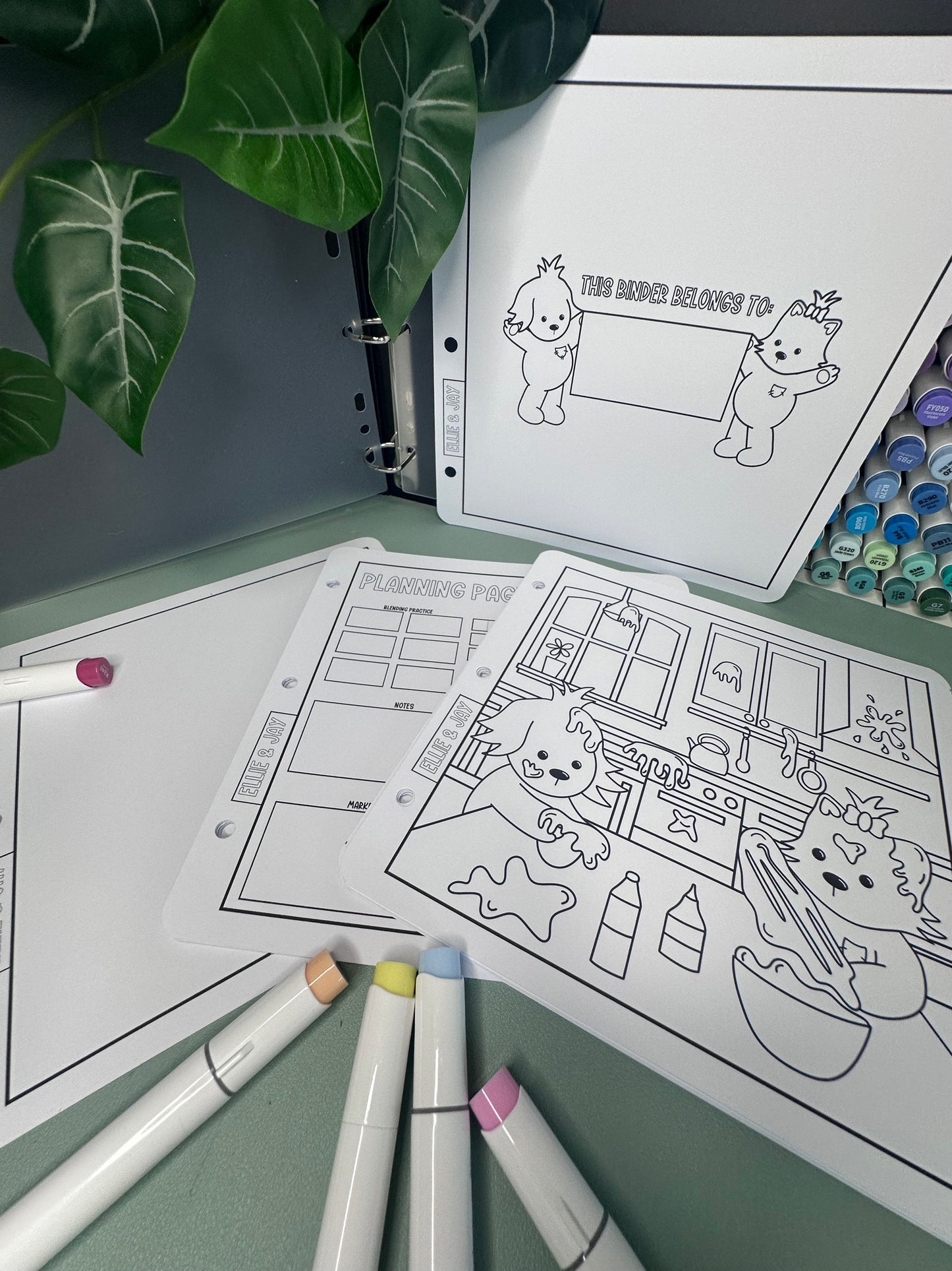 Colouring Binder Bundle