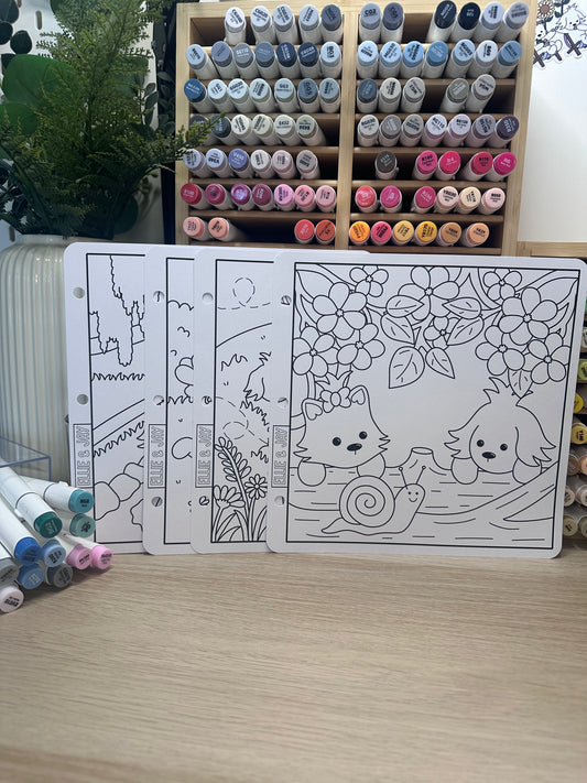 Ellie & Jay Monthly - Colouring Mail Club - April Catch-Ups