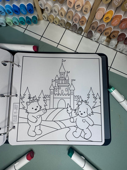 Winter Colouring Pages