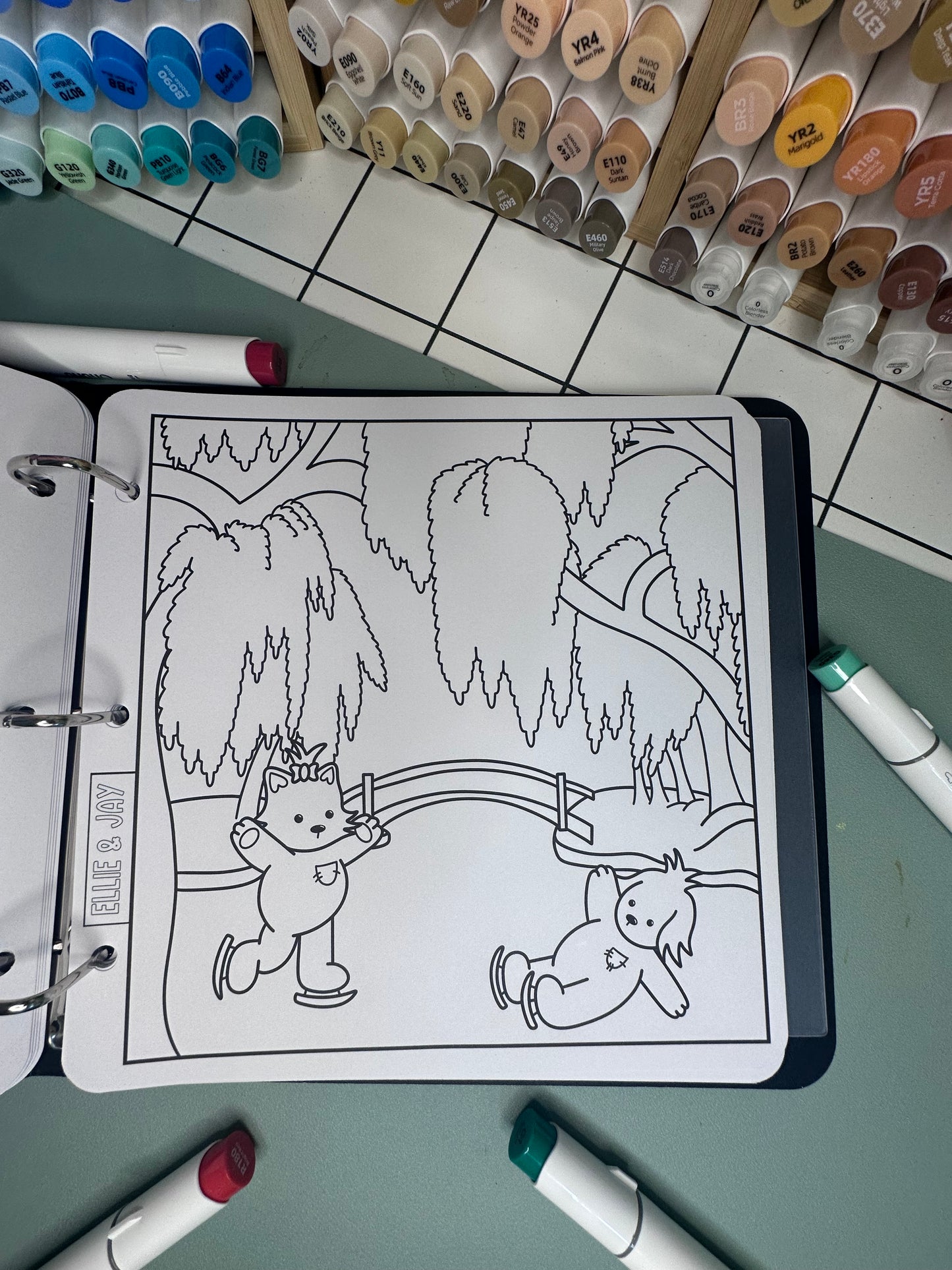 Winter Colouring Pages