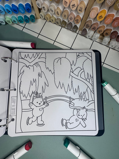 Winter Colouring Pages