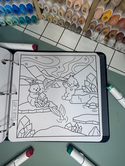 Winter Colouring Pages