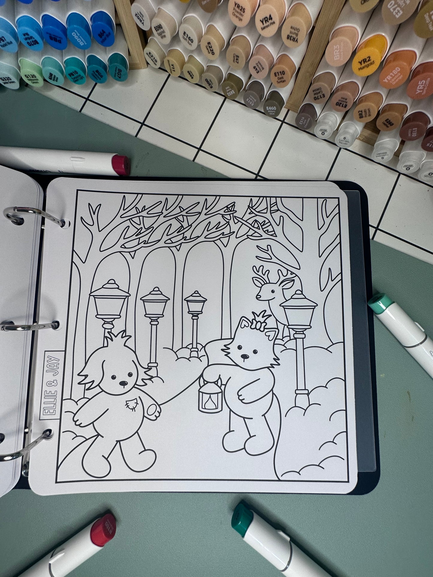 Winter Colouring Pages