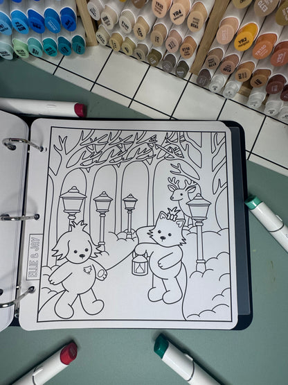 Winter Colouring Pages
