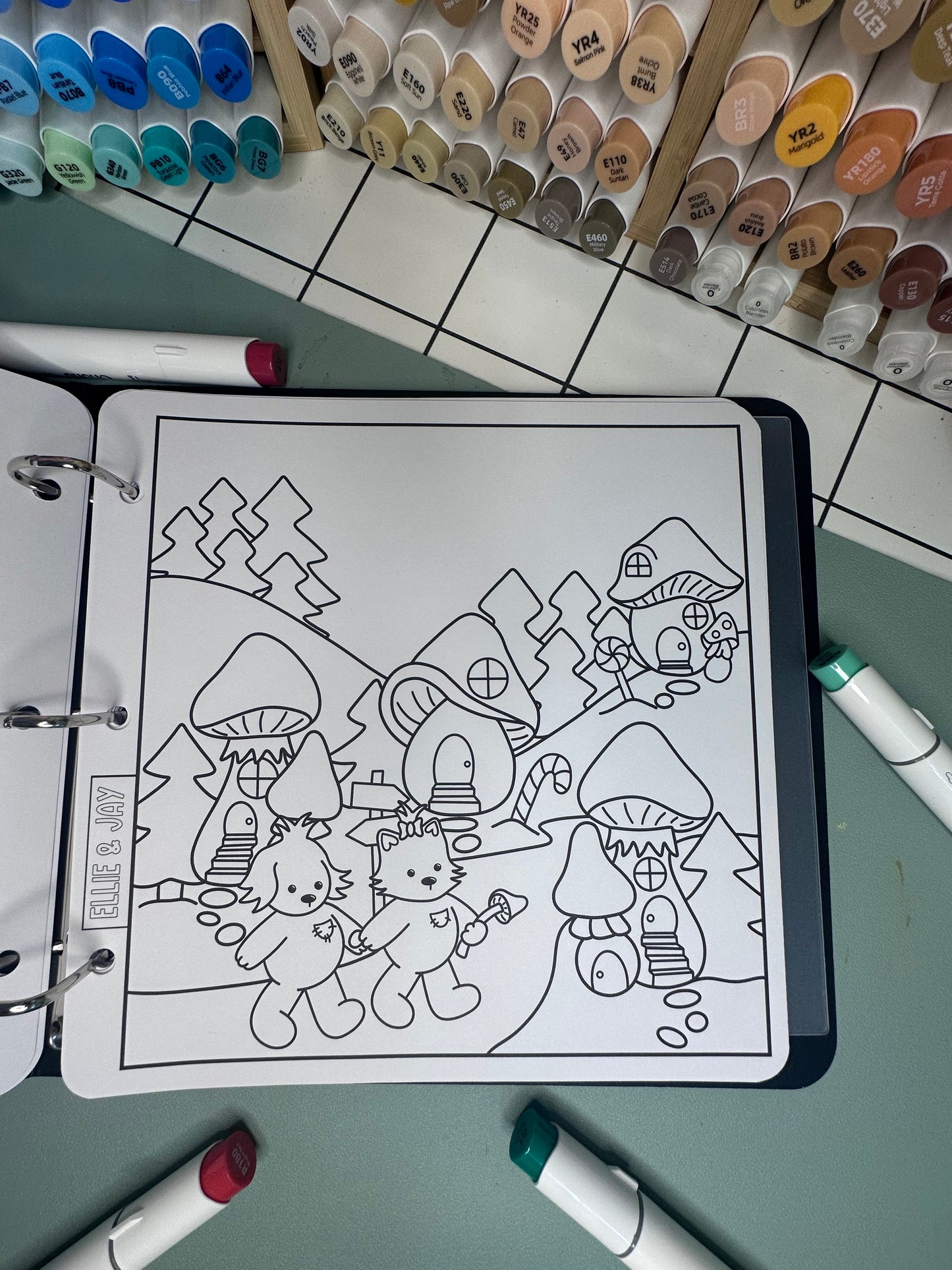 Winter Colouring Pages