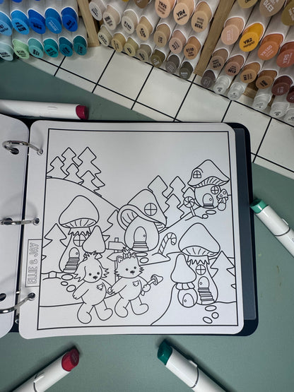 Winter Colouring Pages