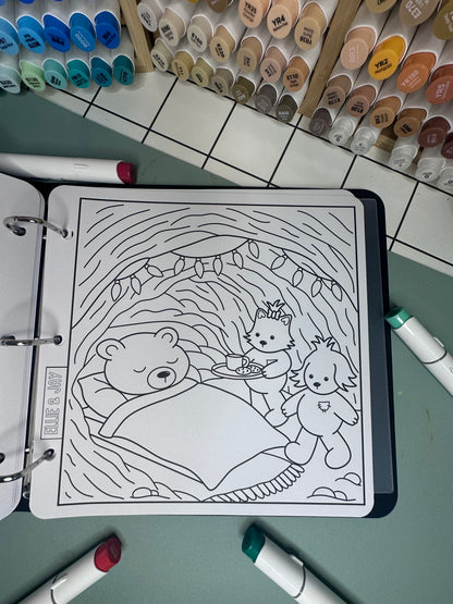 Winter Colouring Pages
