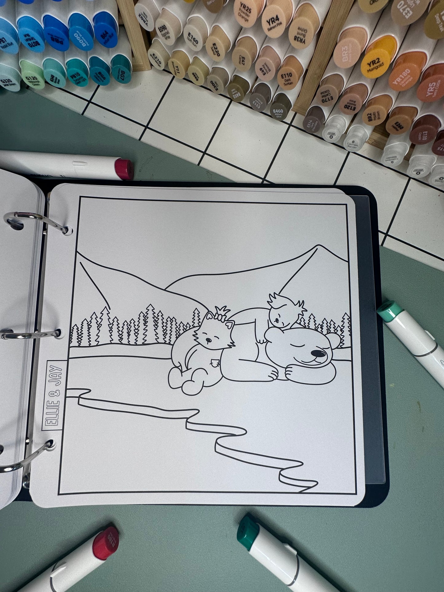 Winter Colouring Pages