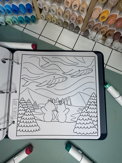 Winter Colouring Pages