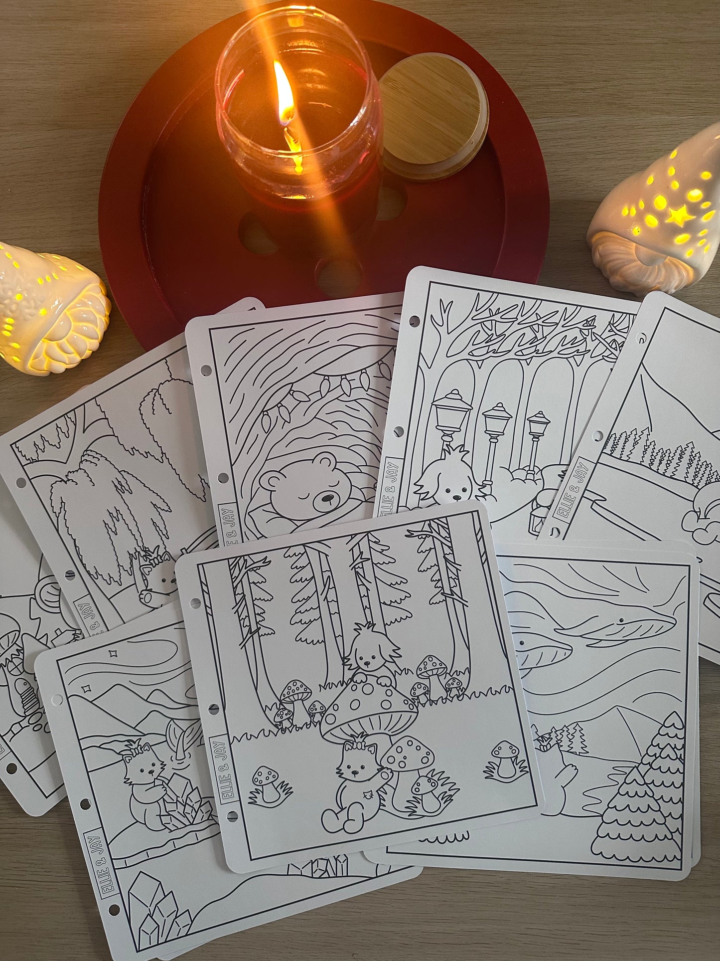 Winter Colouring Pages