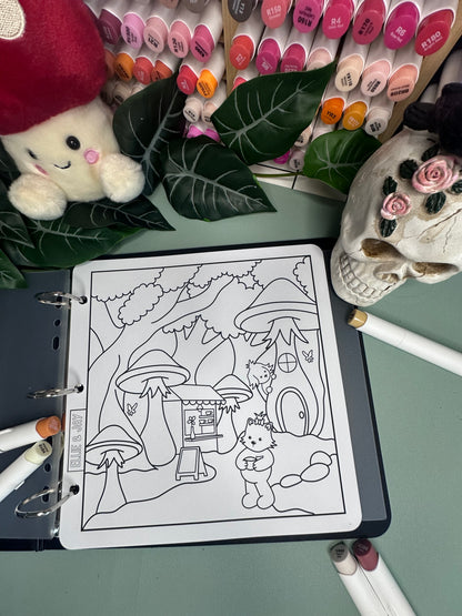 Autumn Colouring Pages