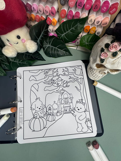 Halloween Colouring Pages