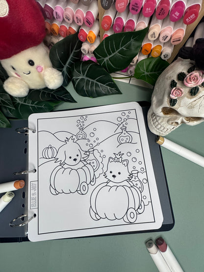 Halloween Colouring Pages