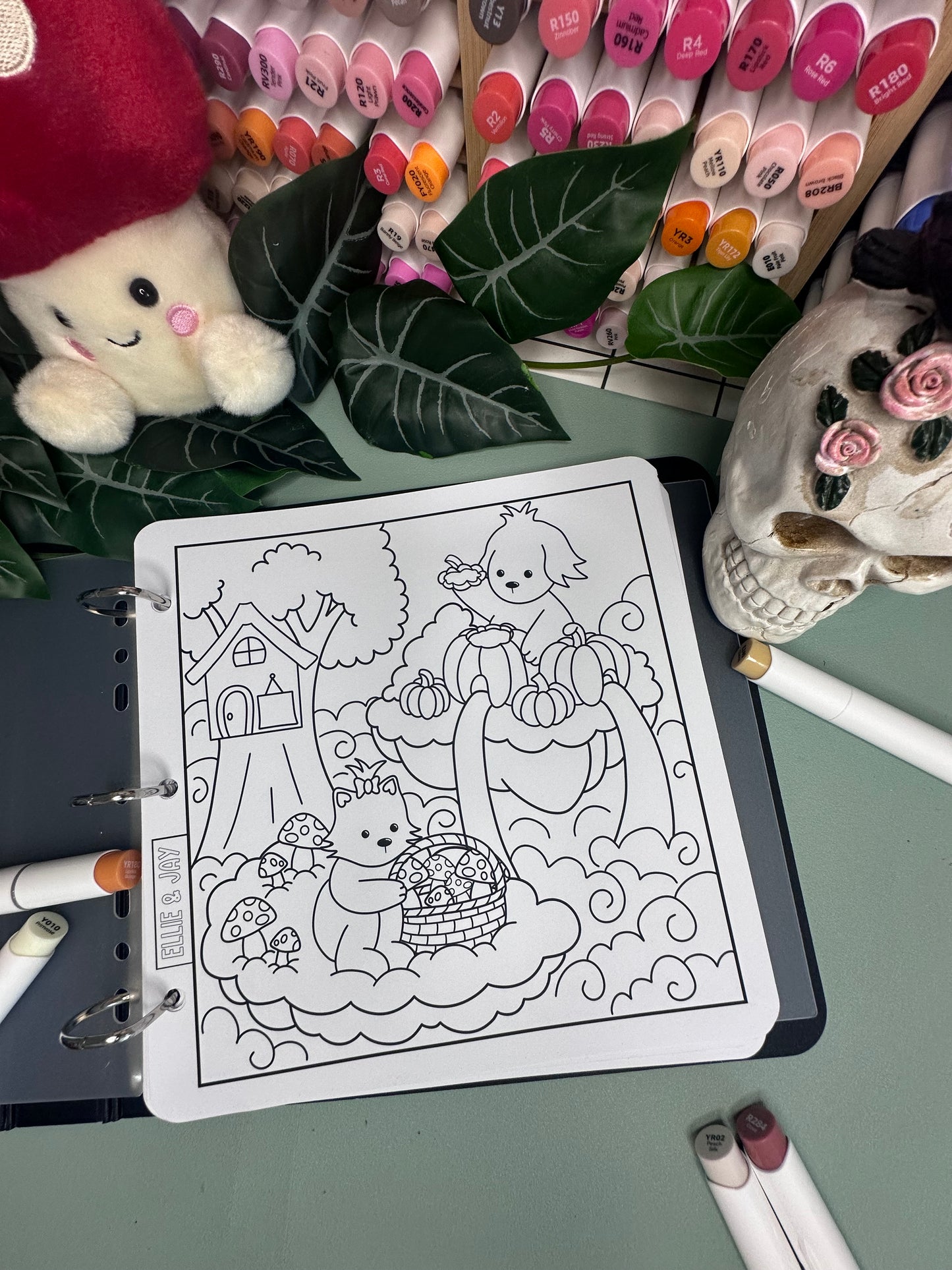 Autumn Colouring Pages