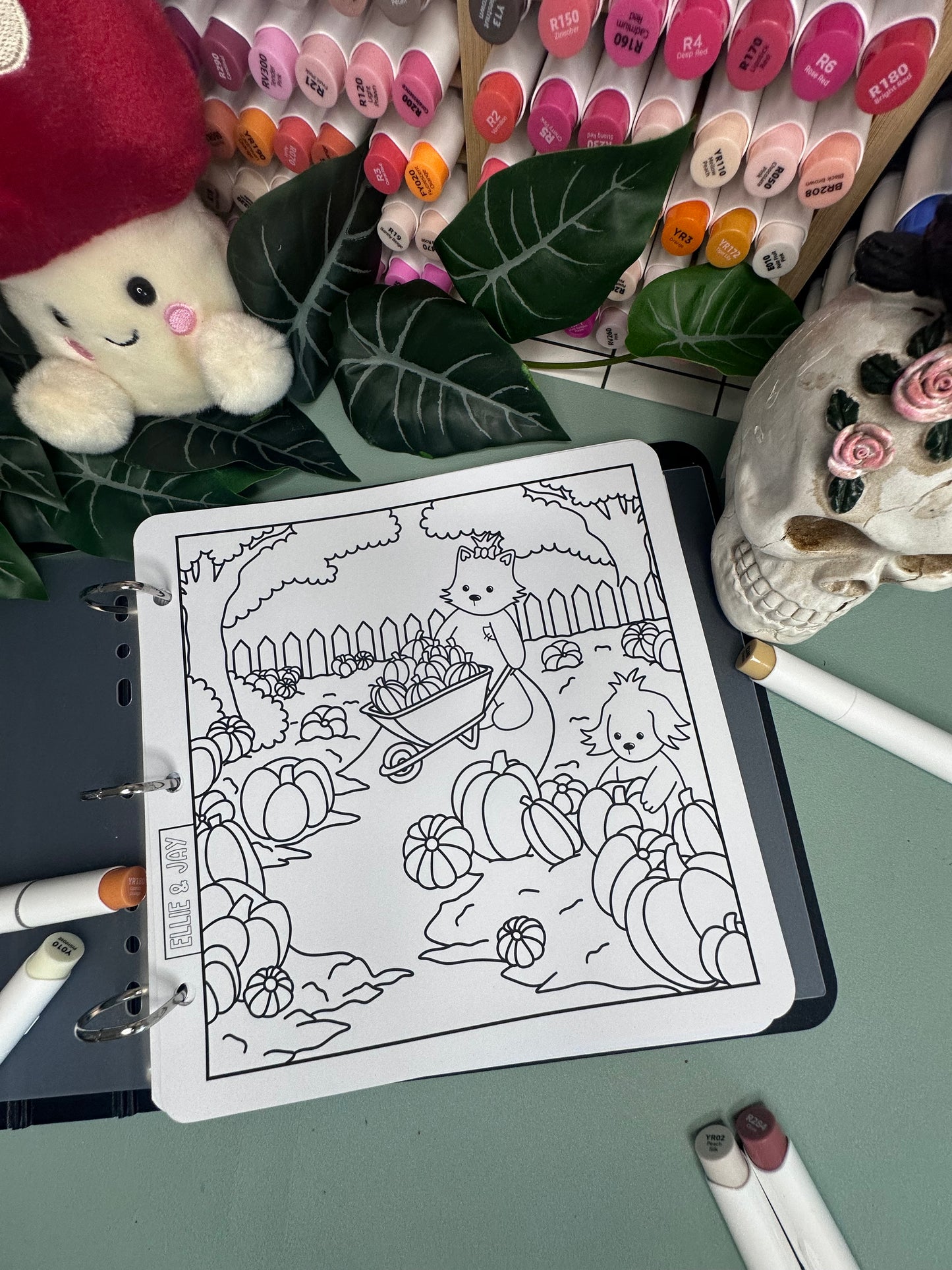 Autumn Colouring Pages