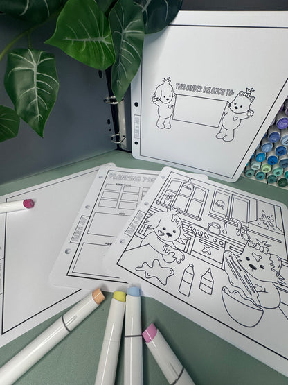 Colouring Binder Bundle