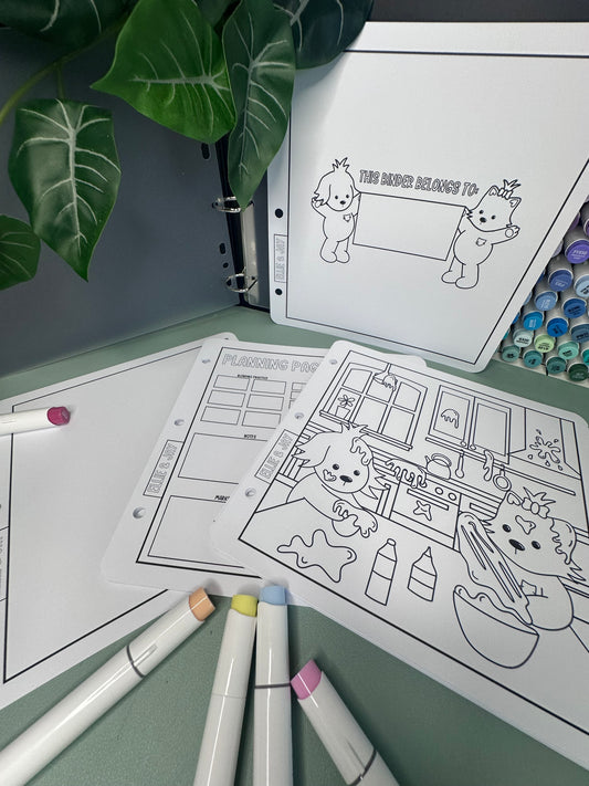 Colouring Binder Bundle