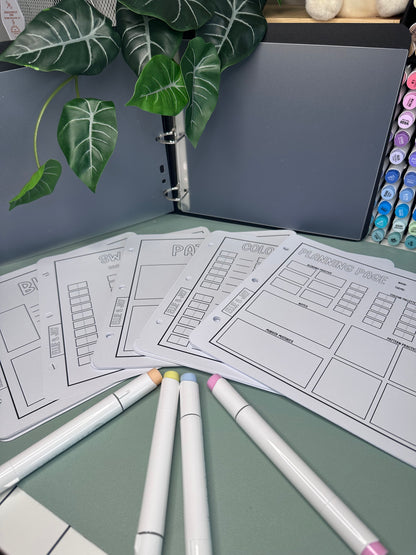 Practice Colouring Binder