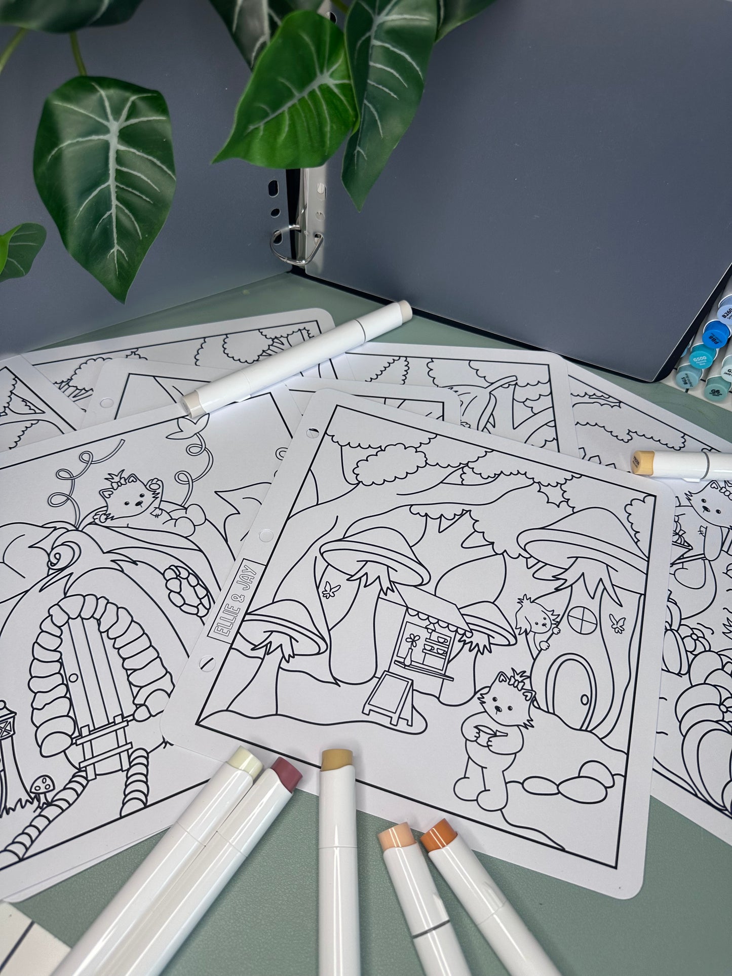 Autumn Colouring Pages