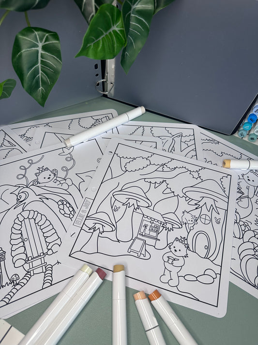 Autumn Colouring Pages