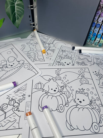 Halloween Colouring Pages