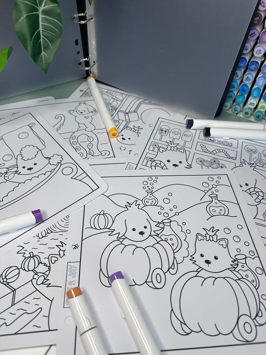 Halloween Colouring Pages