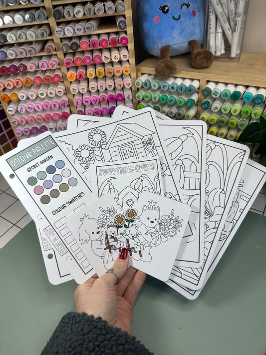 Ellie & Jay Monthly - Colouring Mail Club - February Catch-Ups