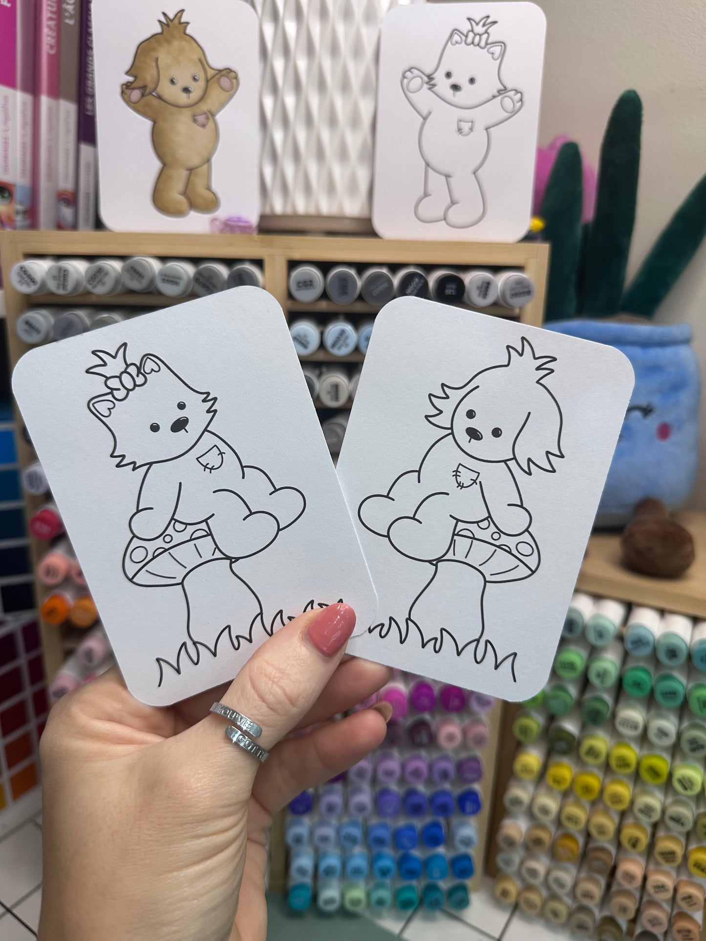 Ellie & Jay Monthly - Colouring Mail Club - March Catch-Ups