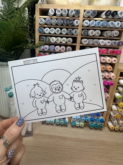 Ellie & Jay Monthly - Colouring Mail Club - April Catch-Ups