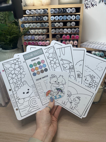 Ellie & Jay Monthly - Colouring Mail Club - April Catch-Ups