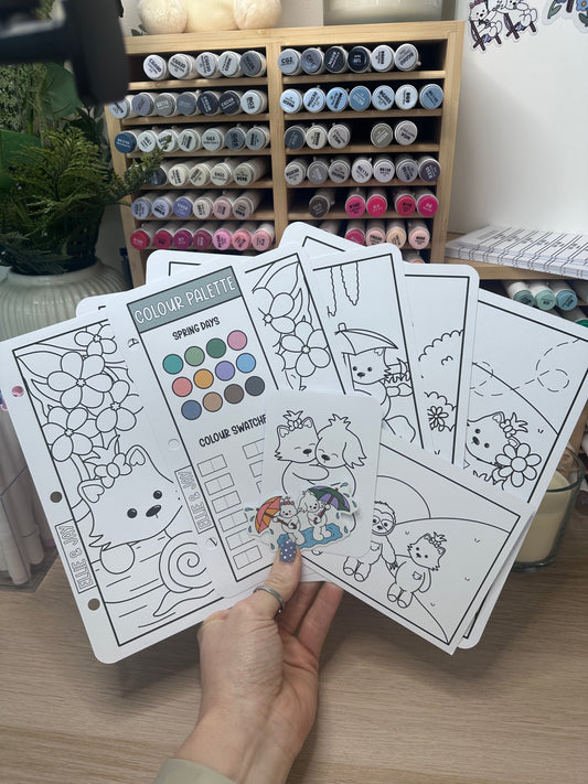 Ellie & Jay Monthly - Colouring Mail Club - April Catch-Ups