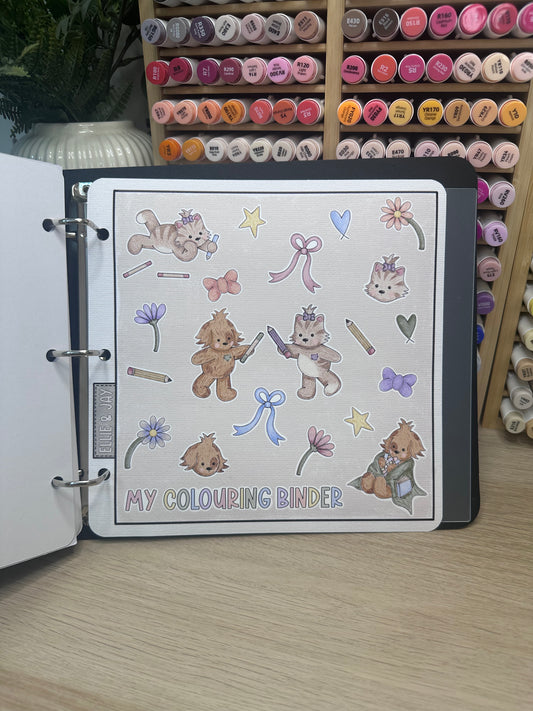 Binder Sticker Sheet