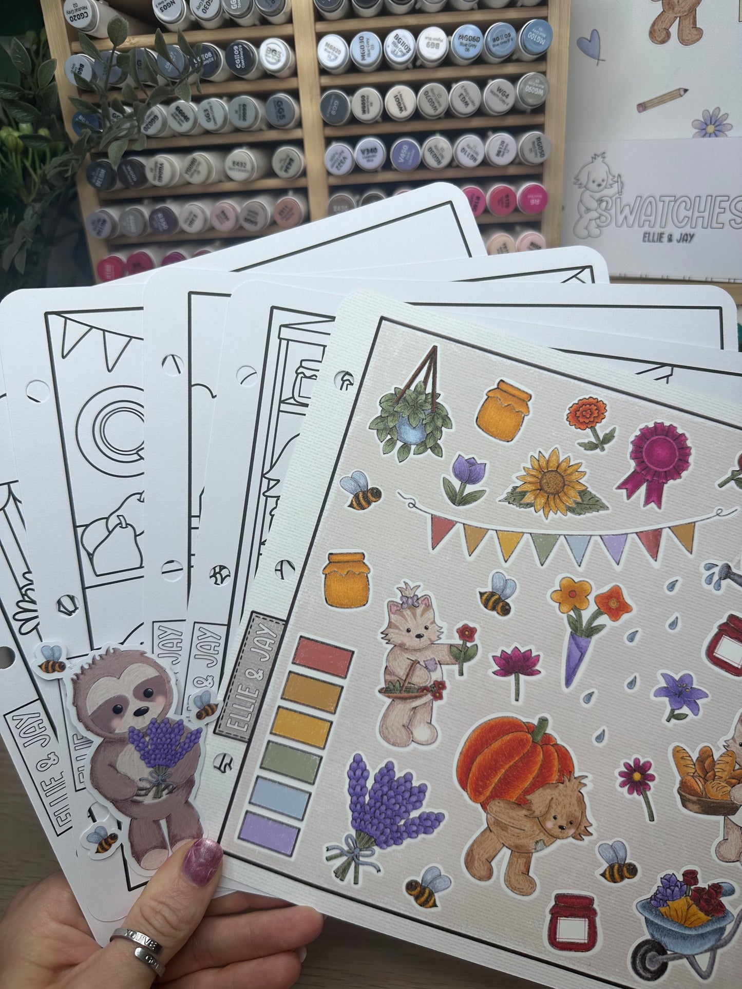 Collection 001 - August Colouring Club Catch Up